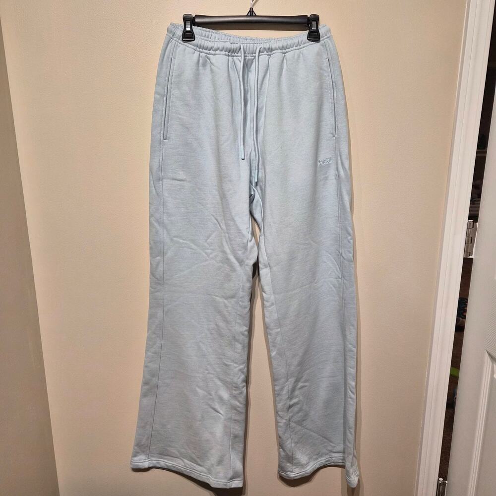 Gaui 100% Cotton Small The Boyfriend Sweatpants Short Version Icewater